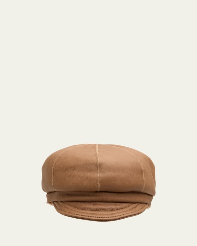 Merino Wool & Leather Carnaby Hat
